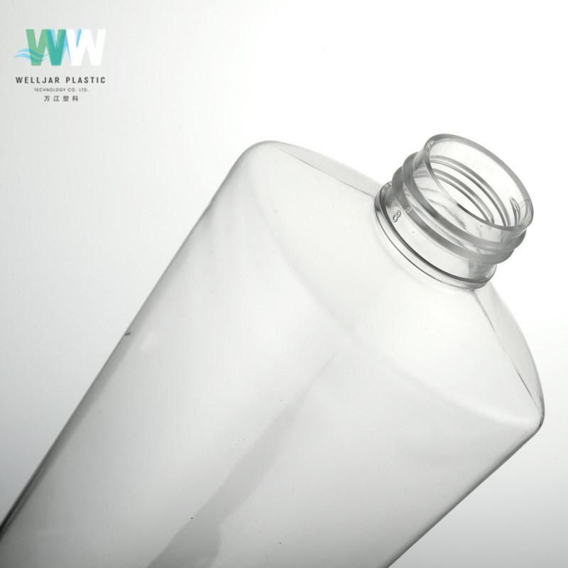 260ml Plastic Trapezoid Shaped Bottle with Fine Mist Sprayer