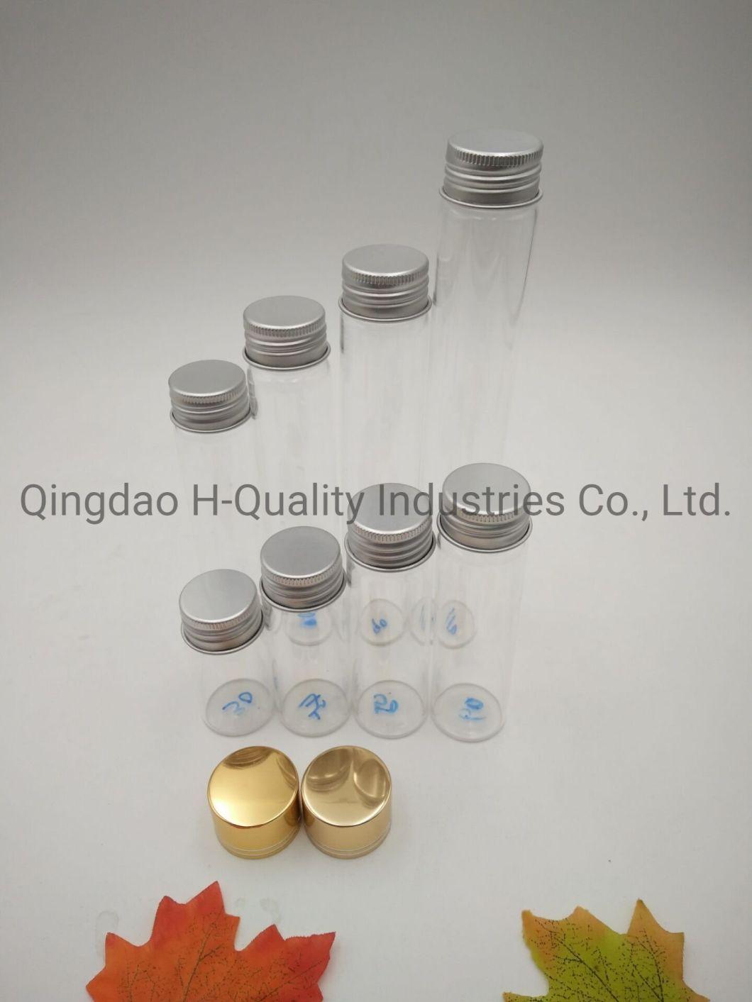 High Borosilicate Glass Tube-Type Bottles/Dried Fruit Bottles/Ready-to-Eat Food Bottles/Gift Advertising Bottles with Aluminum Caps