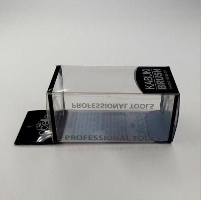 Custom PVC Plastic Display Window Cosmetic Brush Packaging Boxes