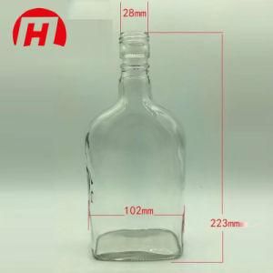 Glass Liquor Bottle Wine Bottle with Aluminum Cap 500ml