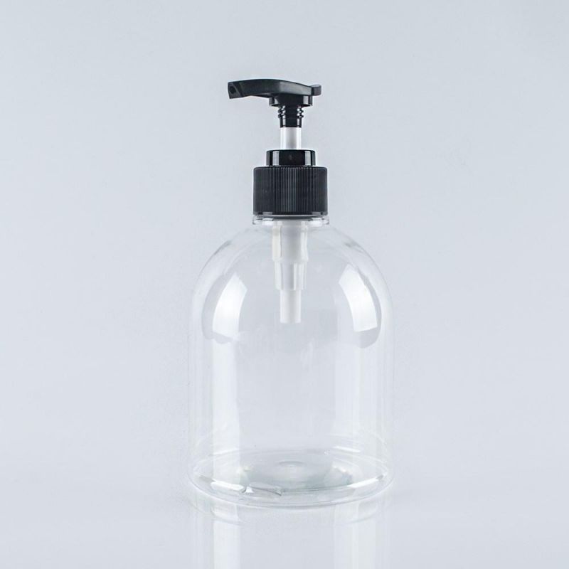 Oval Square and Round Clear Pet Hand Sanitizer Bottle Hand Soap Bottles with Pump