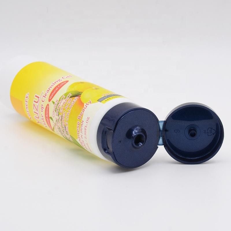 Make up Cleanser Tube Matte Offset Printing Flip Top Cap