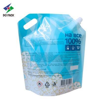 Customized Plastic Packaging Bag for Detergent Liquid Packaging Stand up Pouch Packaging Bag