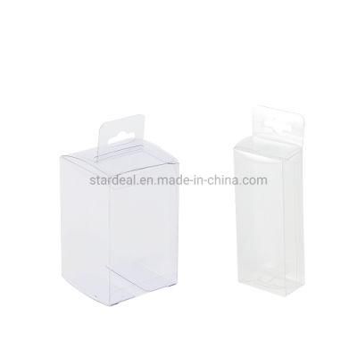 Custom Size Folding Pet PVC Plastic Clear Box Packaging