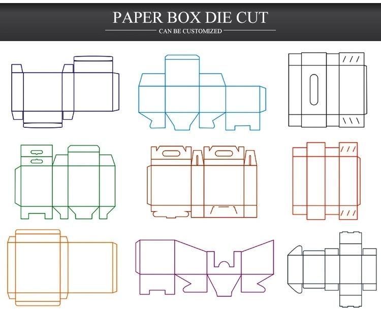 Fancy Custom Folding Paper Box with Ribbon