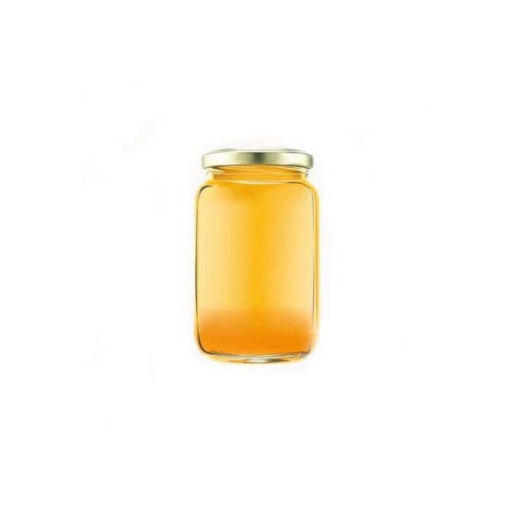 Custom Logo Glass Canning Storage Container Honey Jars 500ml