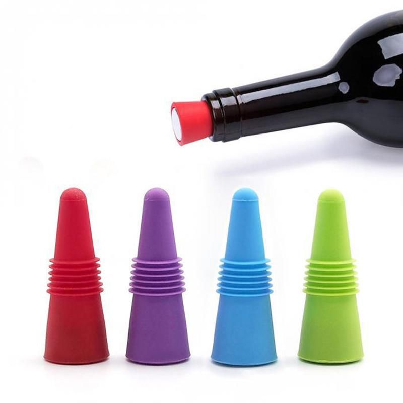 Simple Design Portable Silicone Wine Bottle Stopper