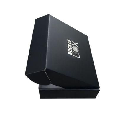 Black Printing Packaging Gift Paper Carton Box for Delivery