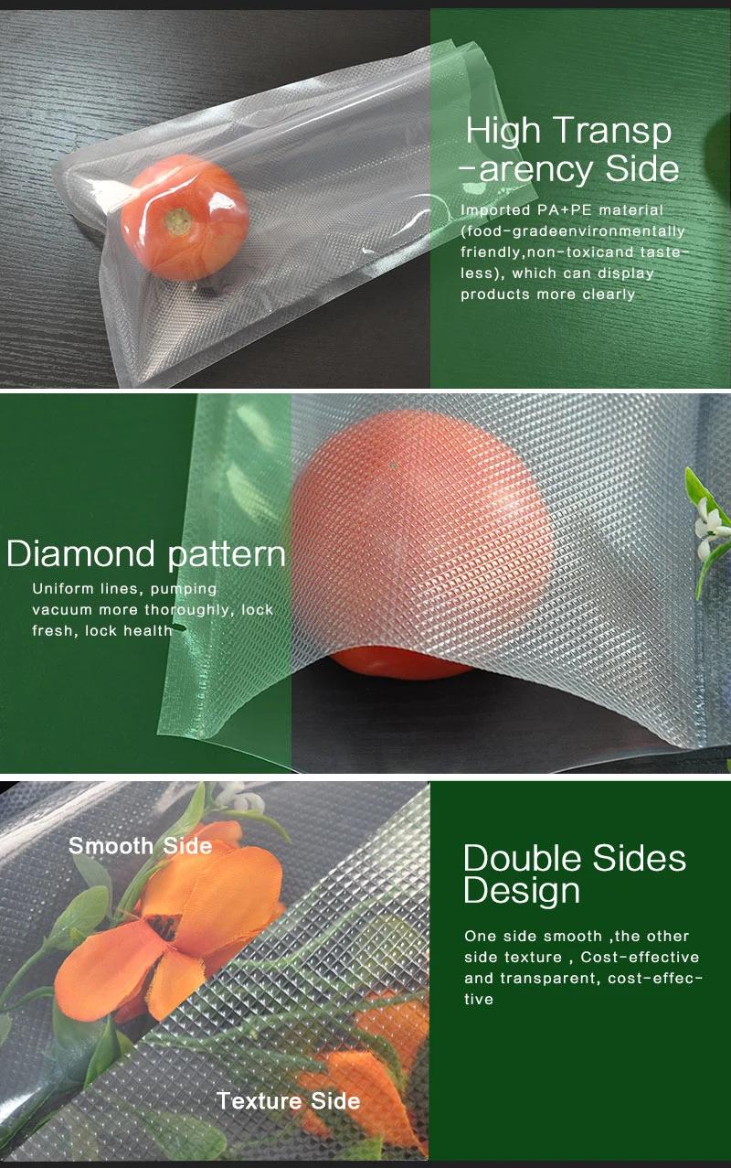 Embossed Vacuum Roll Bag Food Grade Packaging