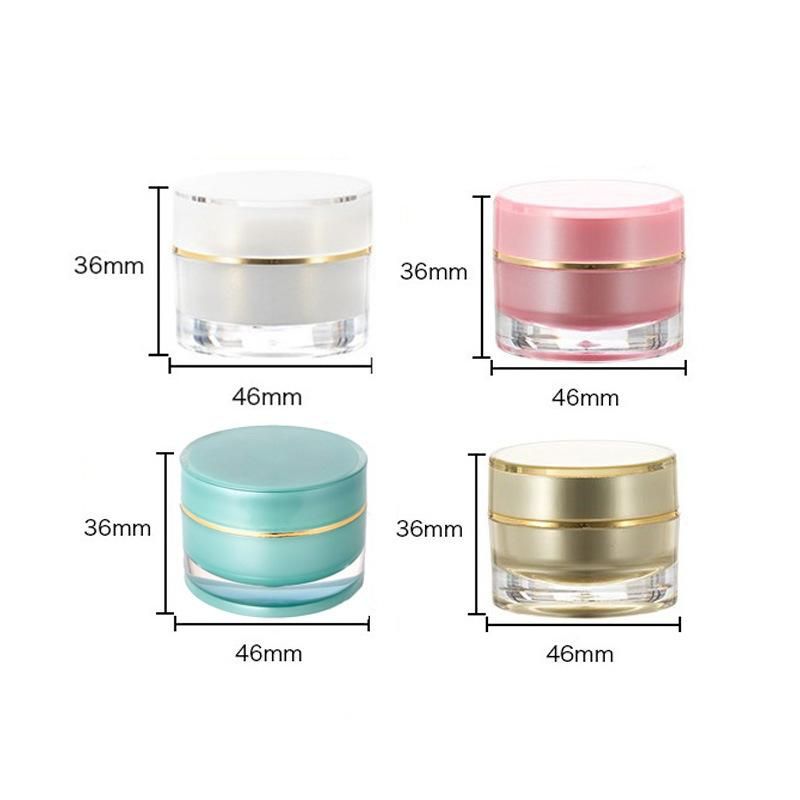 in Stock Low MOQ Factory Direct Sale 10g Plastic Pink Cream Jar Lip Balm Jar Lip Scrub Jar for Beauty Product