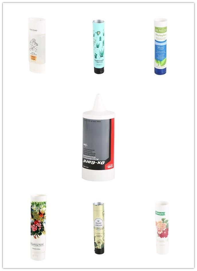 Customized Sun Cream Plastic Pump Flip Top Cap Tube Empty Cosmetic Containers Sun Lotion Hand Cream Tube