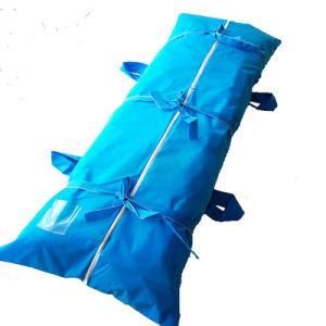 P&D Ce Death Body Bag for Virus Infected Patient Black Body Mortuary Bags for Dead Bodies Corpse Storage Bag