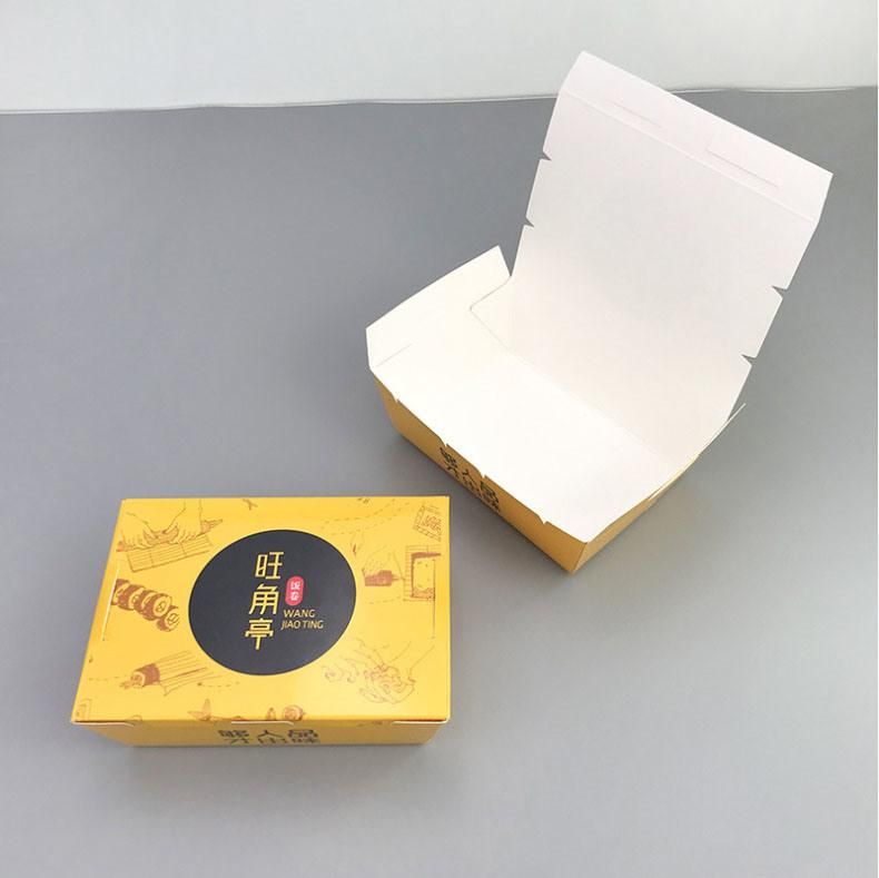 Wholesale Disposable Eco-Friendly Low Price Take Away Food Box Take out Container Kraft Paper Takeaway Fast Food Boxes/Cardboard Bento Lunch Package Food Storag