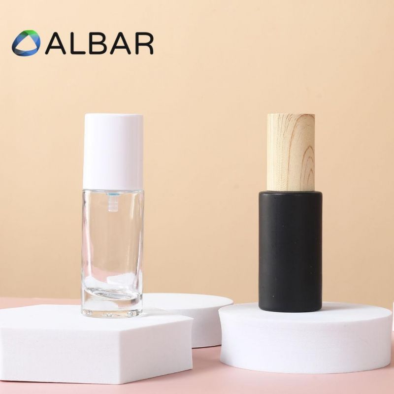 Clear and Colored Glass Bottles for Fragrance Face Serum with Customized Logo