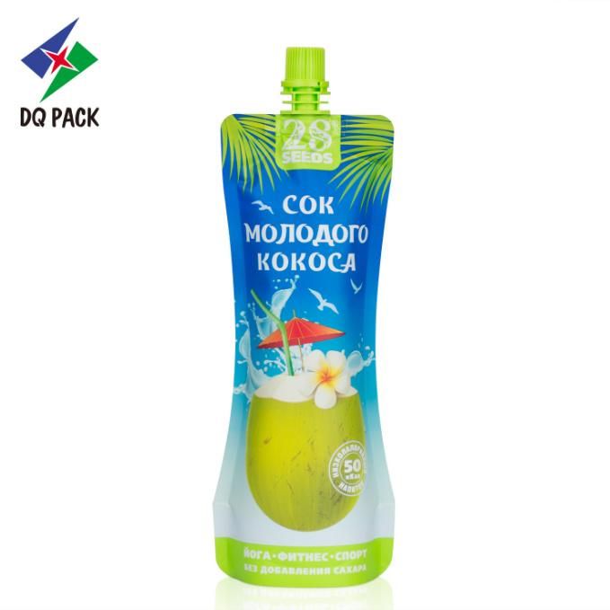 Special Shape Beverage Packaging Stand up Pouch with Spout