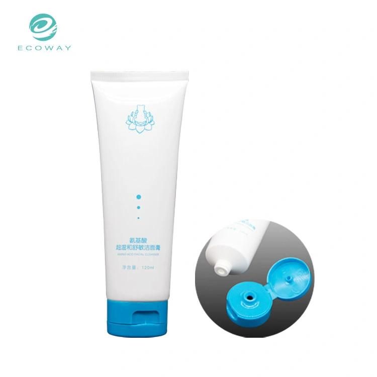 White Skin Care Face Wash Tube for Cleanser Packaging