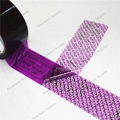 Cheap Hot Sale Adhesive Security Tape Tamper Evidence Proof