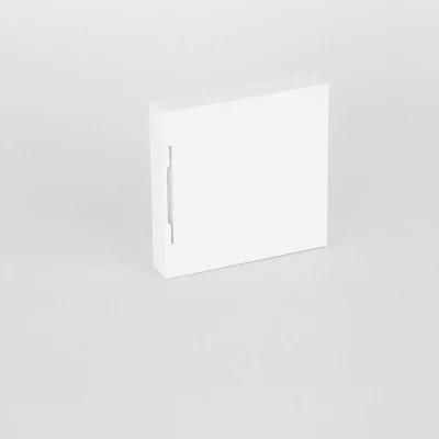 9 Hole Clear White Rectangle Flat Plastic Empty Eyeshadow Case for Cosmetic Packaging