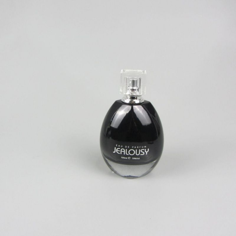 Black Colored China Vintage Refillable Glass Spray Perfume Bottle