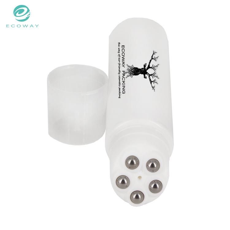 New White Cosmetic Plastic Tube Packaging for Body Massage Cream