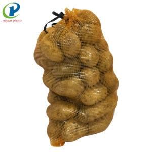 Drawstring PP Leno Mesh Bag for Fruits and Vegetable