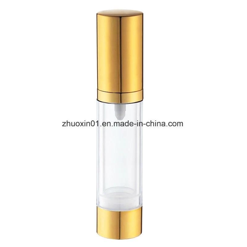 Aluminium UV Coating Airless Acrylic Bottle Cosmetic Packaging