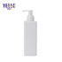 White Plastic Pet Shampoo Bottle Square Lotion Dispenser Container 250ml