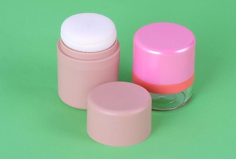 Wholesale 8.5g 20g Makeup Packaging Customized Round Plastic Empty Loose Powder Cosmetic Case