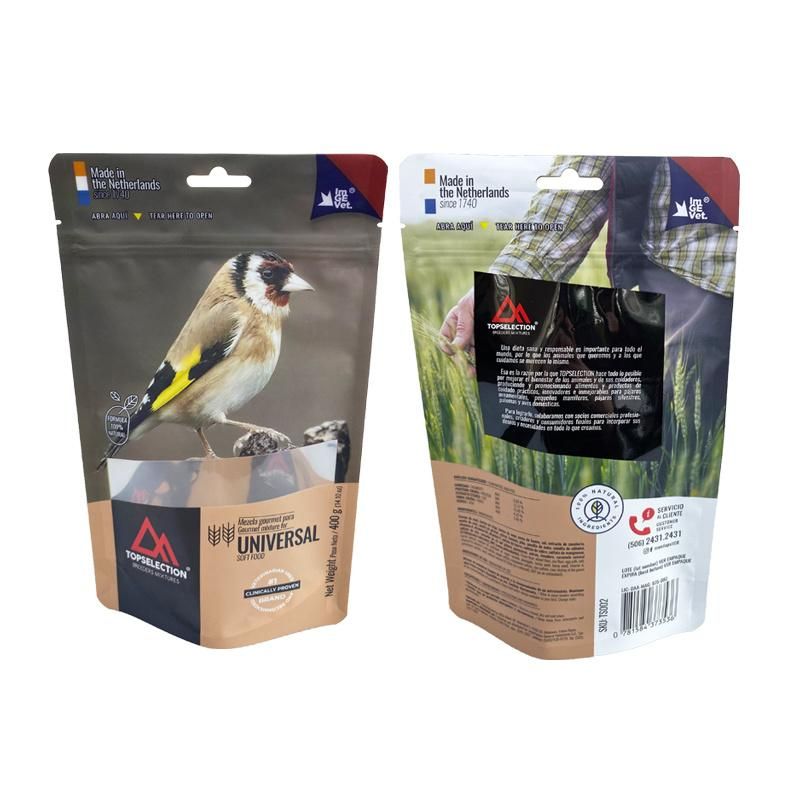 Auto-Gravure Printing Custom Logo Bird Food Bag