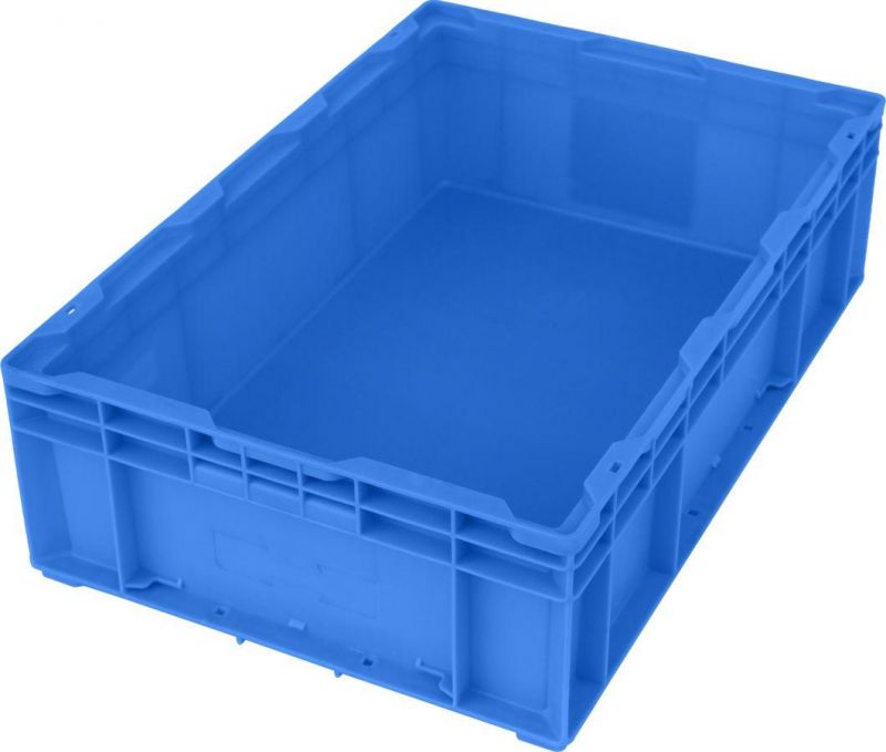 HP5b Plastic Turnover Logistics Container Box HP Standard Auto Parts Logistic Box Durable Opaque Plastic Storage Boxes