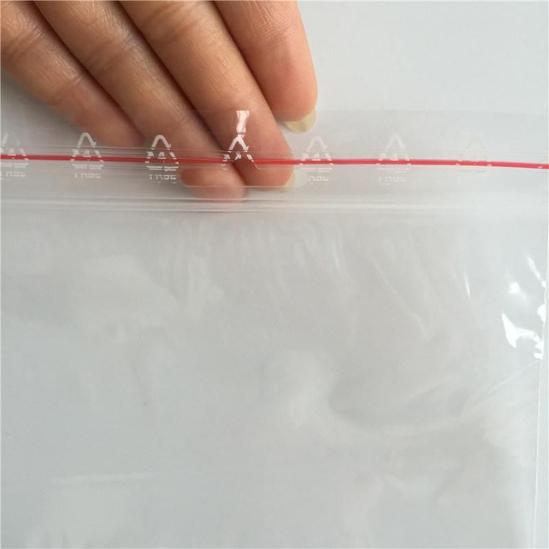 LDPE Transparent Reclosable Bags with Hang Hole