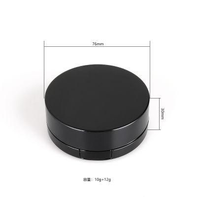 China Supplier 10g 12g Black Make-up Air Cushion Container Foundation Bb Cream Box