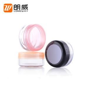 Wholesale Free Sample Printing PS Material 10g Cream Fancy Cosmetic Small Plastic Jar