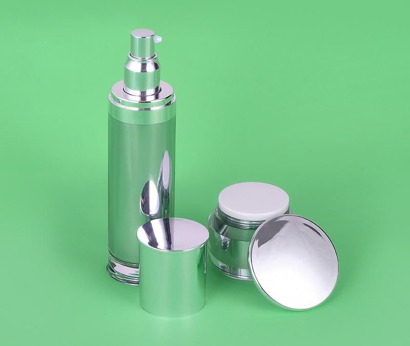 20g 30g 40g 50g 30ml 50ml 80ml 120ml Elegant Empty Acrylic Jar Cosmetic Bottle Set for Skin Care
