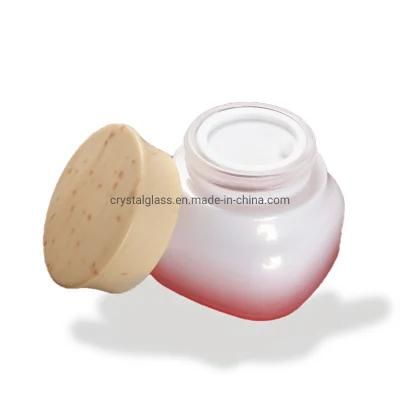 40ml 100ml 120ml Rose Color Lotion Glass Bottle