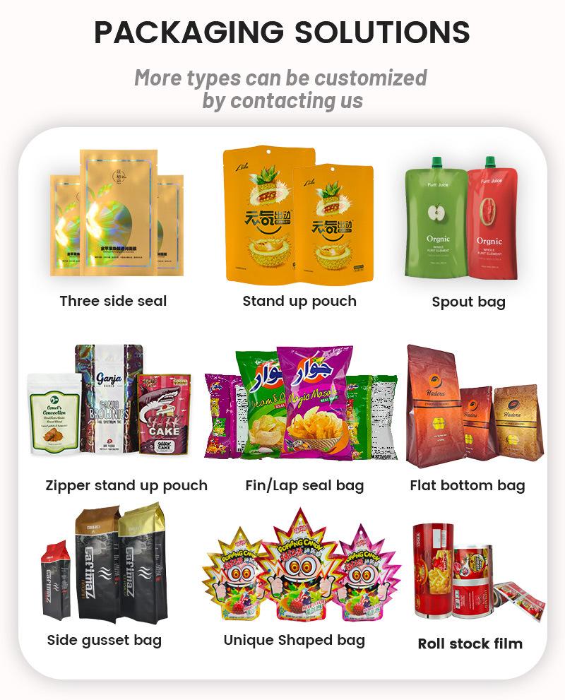 OEM/ODM 125ml Special Shape Plastic Packaging Bag for Juice Soft Drink and Fruit Juice Stand up Spout Pouch
