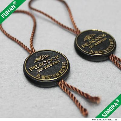 Directly Factory Single Side Custom Plastic Gold Tag