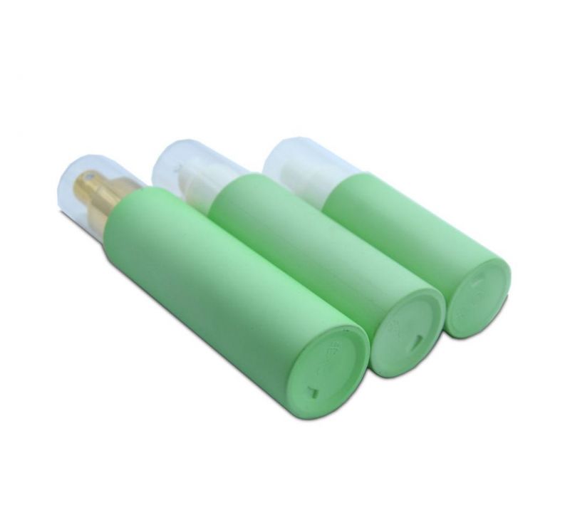 60ml 100ml 150ml Lotion Bottle Green Spray Bottle Plastic Packaging Cosmetic Container for Facial Toner Foundation Bottle