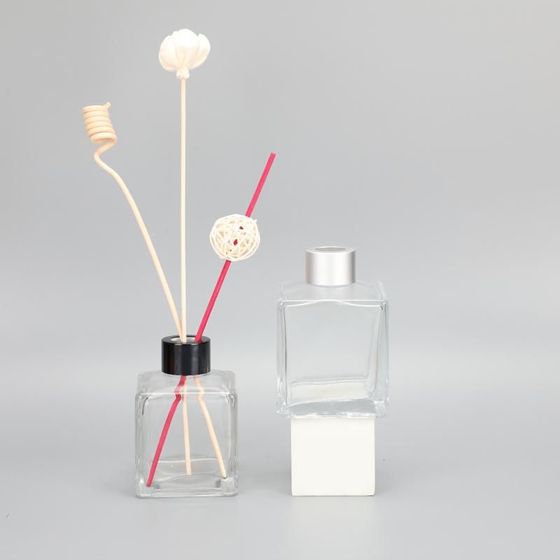 Transparent Diffuser Glass Bottle Square Fragrance Bottle