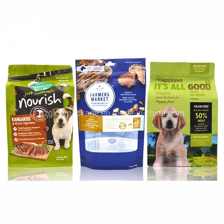 10kg 25kg Flat Bottom Pet Food Packaging Bag