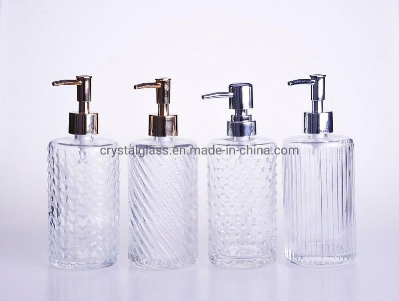 Hand Sanitizer Glass Bottle with Pump Sprayer 30ml 50ml 100ml