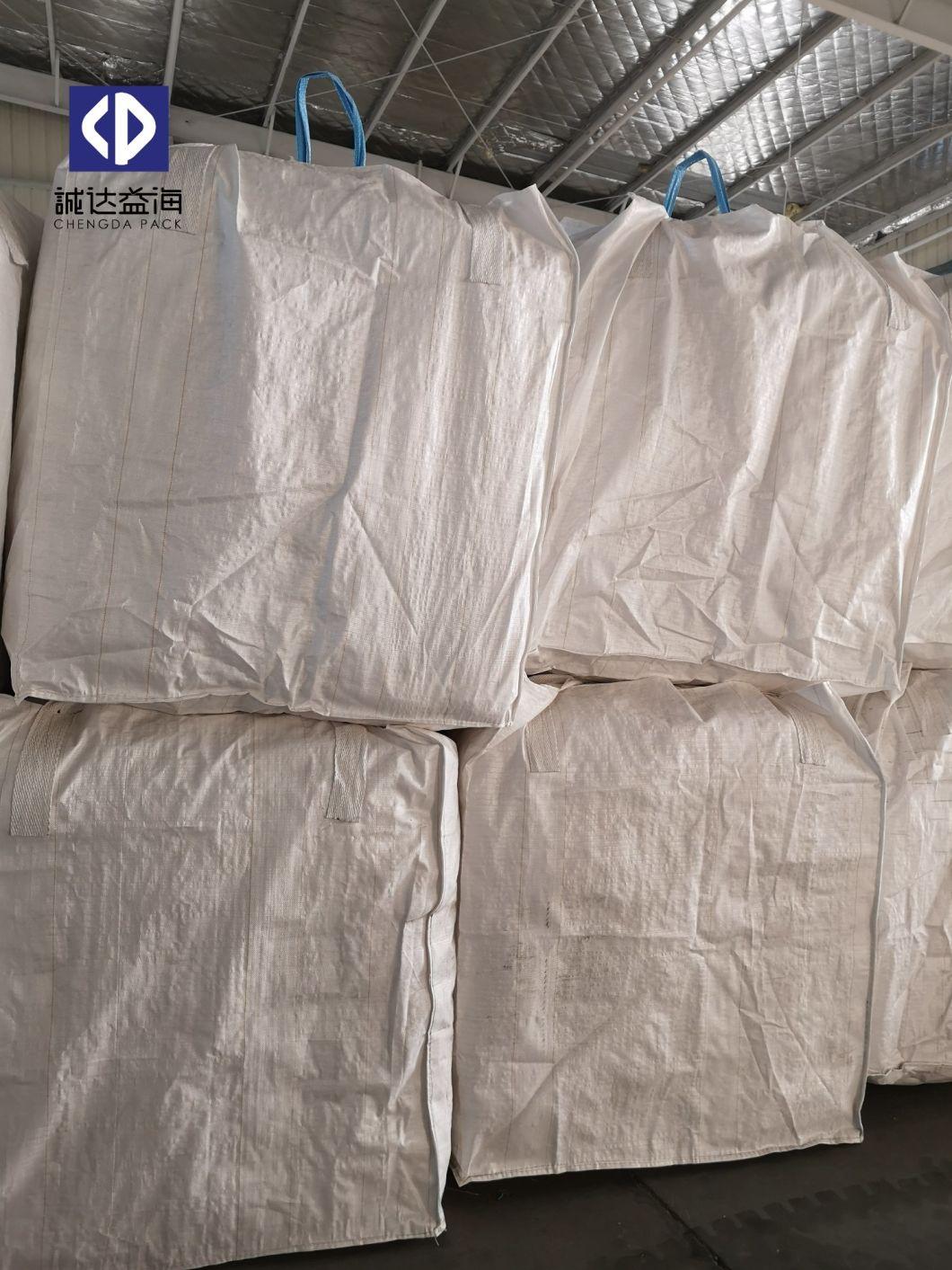 Plastic One Ton PP Bulk Bags 1000kg Jumbo Bags White Color