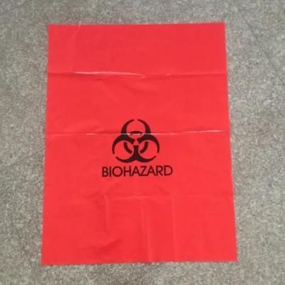 2mil Layflat Red Biohazard Waste Bags 100L