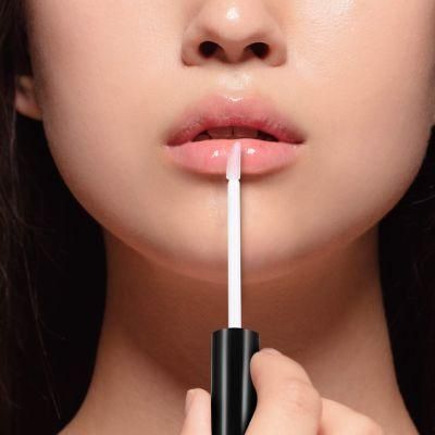 10ml Empty Refillable Transparent Balm Lip Gloss Container Lip Gloss Tube with Wand Brush