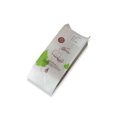 Kraft Paper Food Packaging V Bottom Pouch Storage Bakery Bag with Front Window