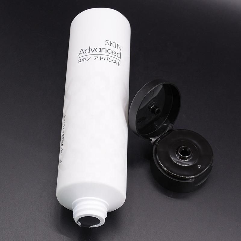 Facial White Matt Soft Touch Silkscreen Printing Finish Packaging Tube