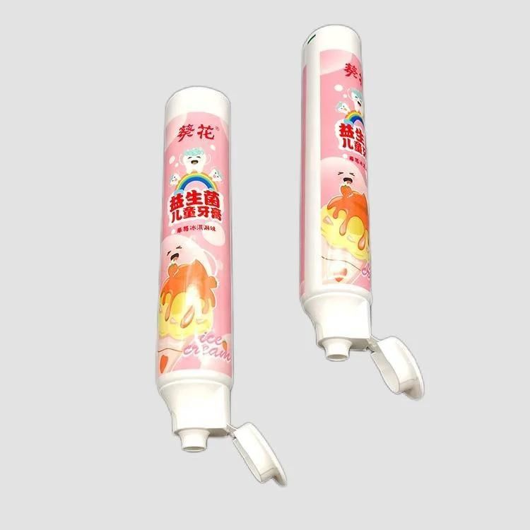 Custom Printing Plastic Empty Facial Cleanser Tube Flip Top Lid Cosmetic Tube Package