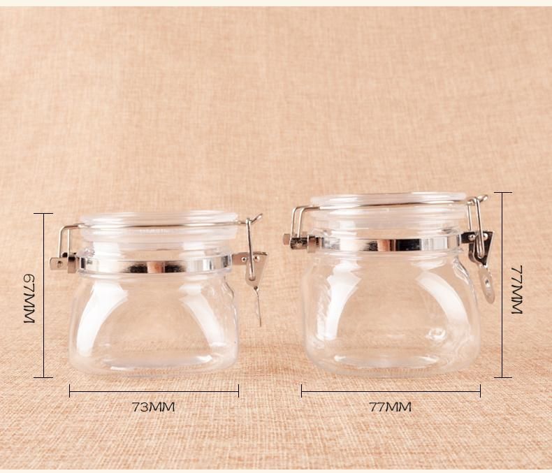 Sealed Bottle100g120g180g240g Pet Plastic Sealed Jar