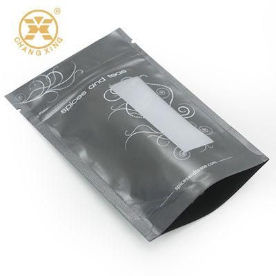 Clear Window 250g Spices Seasoning Packaging Bag Custom Printing Paper Stand up Pouch Food Packing Bags for Seasoning