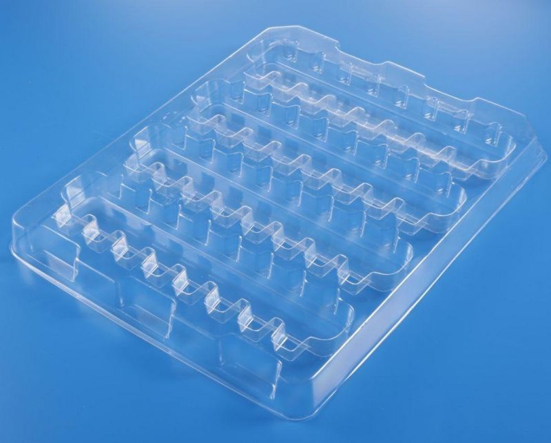 OEM disposible clear plastic packaging tray cosmetic blister (PVC blister)